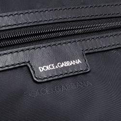 مملوكة مسبقًا Dolce & Gabbana Black Nylon Trolley Luggage