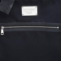 مملوكة مسبقًا Dolce & Gabbana Black Nylon Trolley Luggage