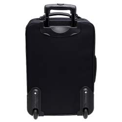 مملوكة مسبقًا Dolce & Gabbana Black Nylon Trolley Luggage