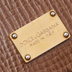 مملوكة مسبقًا Dolce & Gabbana Python And Leather Large Sicily Top Handle Bag