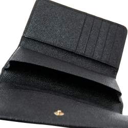 Pre Owned Dolce & Gabbana Brown/Black Leopard Print Coated Canvas Miss Sicily Von Wallet on Chain