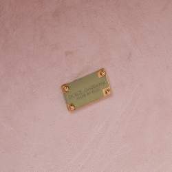 Pre Owned حقيبة صندق دولتشي أند غابانا جلد ثعبان ورافيا خضراء  بقفل