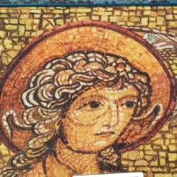 Pre Owned حقيبة دولتشي أند غابانا ميس سيسيلي جلد ثعبان وقماش متعدد الألوان طباعة أثر قديم متوسطة 