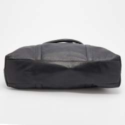 Pre Owned Dolce & Gabbana Black Leather Tote