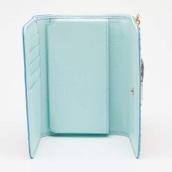 Pre Owned Dolce & Gabbana Multicolor Python Miss Sicily Von Wallet on Chain