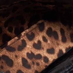 مملوكة مسبقًا Dolce & Gabbana Black Leather Small Embellished Miss Sicily Top Handle Bag