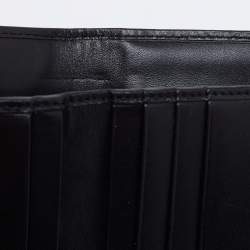 Pre Owned محفظة دولتشي أند غابانا جلد ثعبان أسود / بنفسجي طية ثلاثية