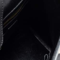 Pre Owned Dolce & Gabbana Black Leather Large Miss Sicily Top Handle Bag