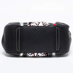 Dolce & Gabbana White/Black Printed Canvas Tote