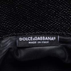 Pre Owned Dolce & Gabbana Beige Leather Padlock Flap Continental Wallet