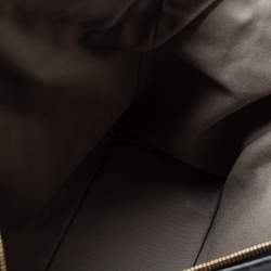 Pre Owned Dolce and Gabbana Black Leather Bowling Bag