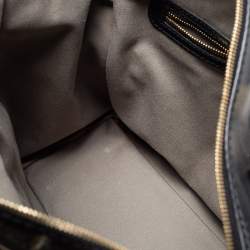Pre Owned Dolce and Gabbana Black Leather Bowling Bag