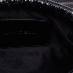 Pre Owned Dolce & Gabbana Black Python Leather Shoulder Bag
