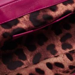 Pre Owned Dolce & Gabbana Pink Quilted Leather DG Millennials Shoulder Bag
