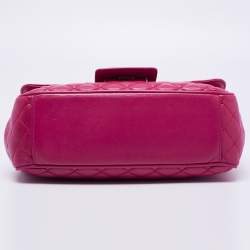 Pre Owned Dolce & Gabbana Pink Quilted Leather DG Millennials Shoulder Bag