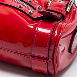 Pre Owned Dolce & Gabbana Pink Patent Leather Miss Easy Way Wristlet Clutch