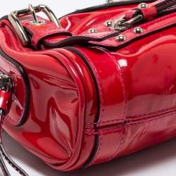 Pre Owned Dolce & Gabbana Pink Patent Leather Miss Easy Way Wristlet Clutch