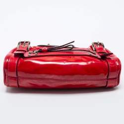 Pre Owned Dolce & Gabbana Pink Patent Leather Miss Easy Way Wristlet Clutch