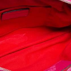 Pre Owned Dolce & Gabbana Pink Patent Leather Miss Easy Way Wristlet Clutch