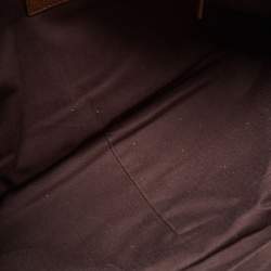 Pre Owned Dolce & Gabbana Brown Leather Side Pocket Shoulder Bag