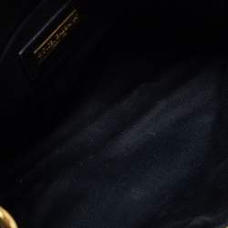 Pre Owned Dolce & Gabbana Yellow/Black Calfhair and Leather Shoulder Bag