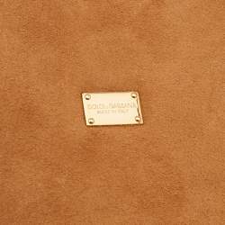 Pre Owned Dolce & Gabbana Brass Metal Roman Coin Shoulder Bag