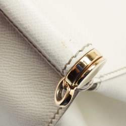 Pre Owned حقيبة دولتشي آند غابانا ميس سيسيلي جلد أرجواني بني داكن متوسطة  بيد علوية