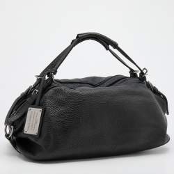 Pre Owned Dolce & Gabbana Black Leather Miss Bunny Shoulder Bag