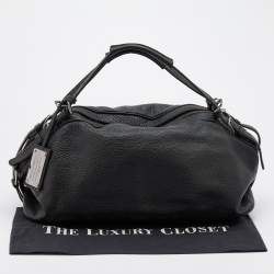 Pre Owned Dolce & Gabbana Black Leather Miss Bunny Shoulder Bag