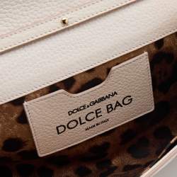 Dolce & Gabbana Multicolor Rose Print Leather Miss Dolce Chain Shoulder Bag
