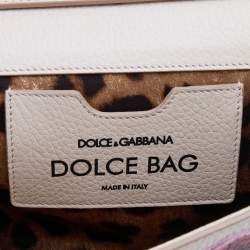 Dolce & Gabbana Multicolor Rose Print Leather Miss Dolce Chain Shoulder Bag
