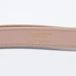 Dolce & Gabbana Pink Leather Devotion Belt Bag
