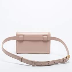 Dolce & Gabbana Pink Leather Devotion Belt Bag