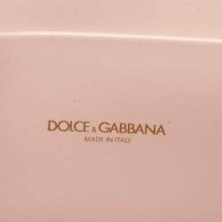 Dolce & Gabbana Pink Leather Devotion Belt Bag