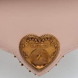 Dolce & Gabbana Pink Leather Devotion Belt Bag
