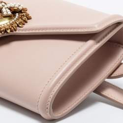 Dolce & Gabbana Pink Leather Devotion Belt Bag