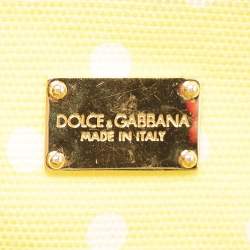 Pre Owned Dolce & Gabbana Black Leather Small Claudia Drawstring Bucket Bag