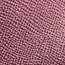 Pre Owned Dolce & Gabbana Metallic Pink Leather Medium Miss Sicily Top Handle Bag