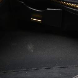 Pre Owned Dolce & Gabbana Brown/Black Leopard Print Coated Canvas and Leather Medium Miss Sicily Top Handle Bag