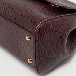 مملوكة مسبقًا حقيبة دولتشي أند غابانا ميس سيسيلي جلد بيج يد علوية متوسطة