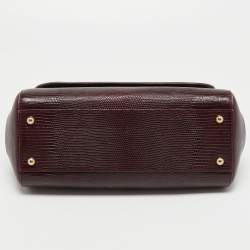 مملوكة مسبقًا حقيبة دولتشي أند غابانا ميس سيسيلي جلد بيج يد علوية متوسطة