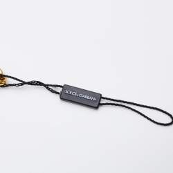 Pre Owned Dolce & Gabbana Red Leather Kiss Lock Chain Clutch