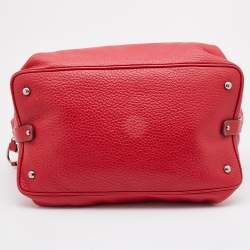 Pre Owned Dolce & Gabbana Red Leather Miss Bunny Satchel