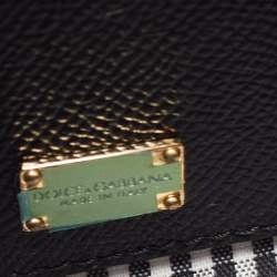 Pre Owned Dolce & Gabbana Muliticolor Polka Dot Dauphine Leather Sicily East West Bag