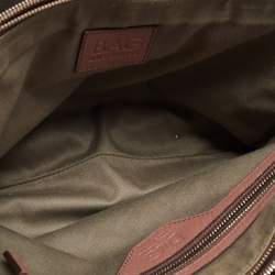 Pre Owned Dolce & Gabbana Beige Leather Lily Twist  Satchel