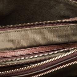 Pre Owned Dolce & Gabbana Beige Leather Lily Twist  Satchel