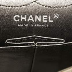 Pre Owned Chanel Metallic Quilted Aged Calf Leather 226 Reissue 2.55 Flap Bag