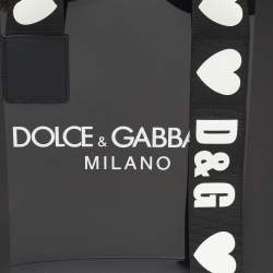 Pre Owned Dolce & Gabbana Black PVC Street Shopper Tote