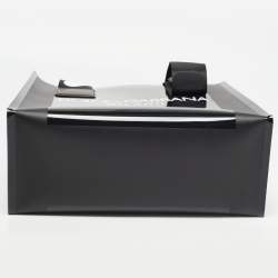 Pre Owned Dolce & Gabbana Black PVC Street Shopper Tote