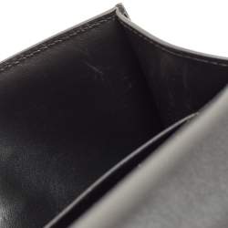 Pre Owned Dolce and Gabbana Black Leather Devotion Belt Bag